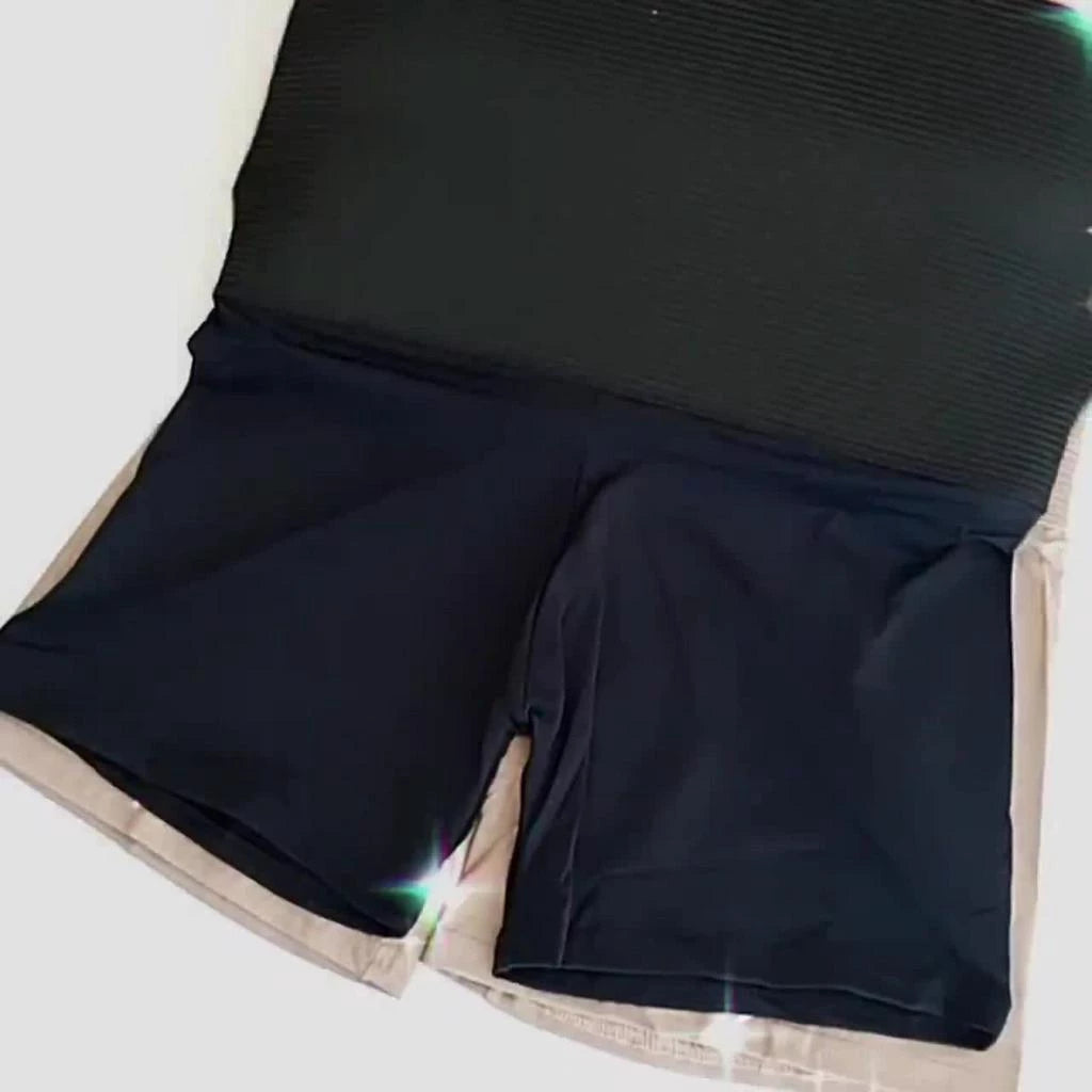 Short Cinta Aperta Barriga Reduz Medida Calcinha Modeladora