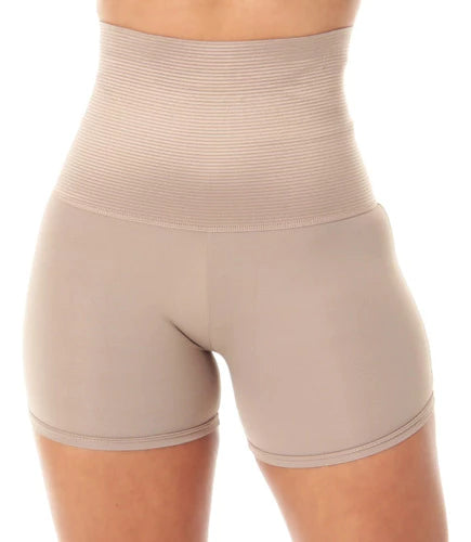 Short Cinta Aperta Barriga Reduz Medida Calcinha Modeladora