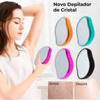 Depilador de Cristal Reutilizável Indolor Portátil