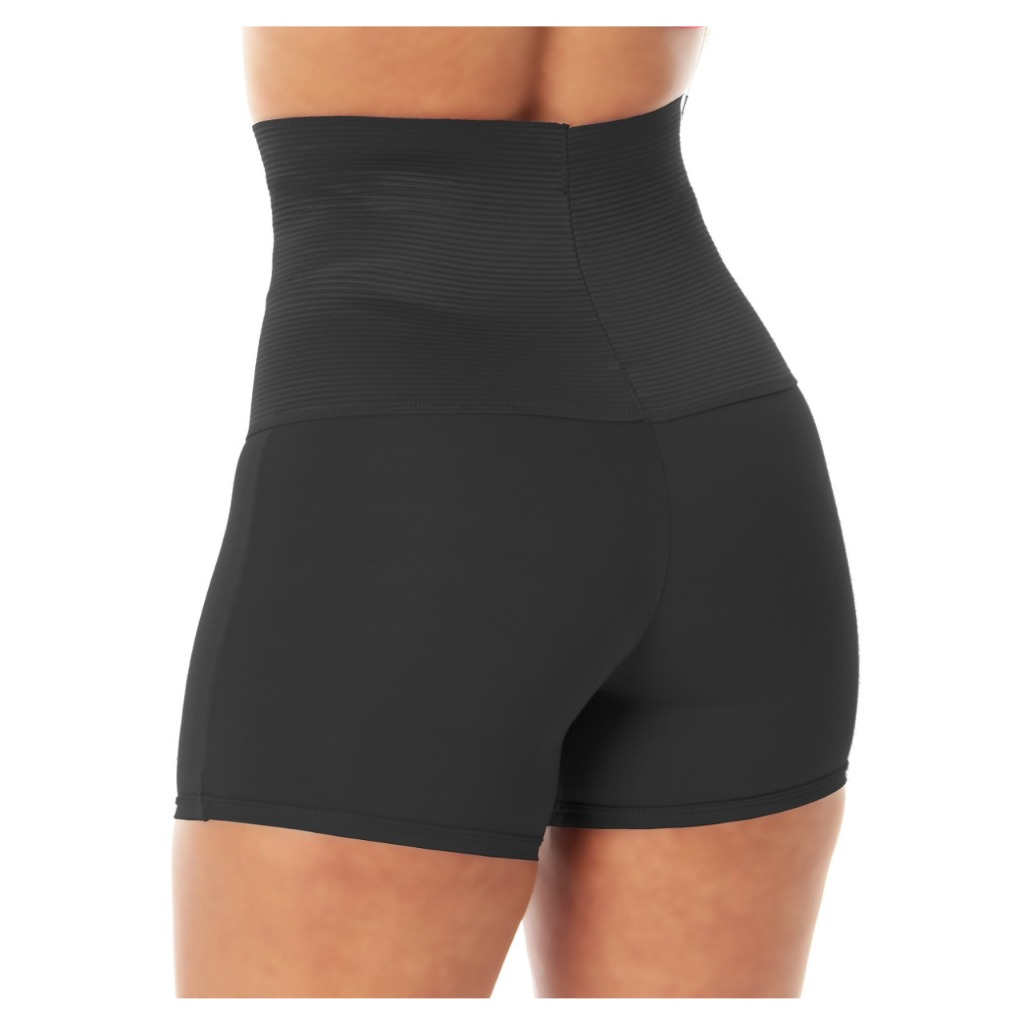 Short Cinta Aperta Barriga Reduz Medida Calcinha Modeladora