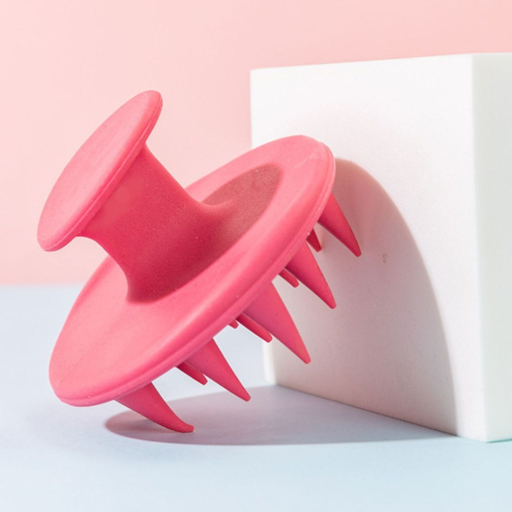 KIT 3 Escova De Lavar Cabelo de Silicone Auxilia O Crescimento Diminui A Quebra