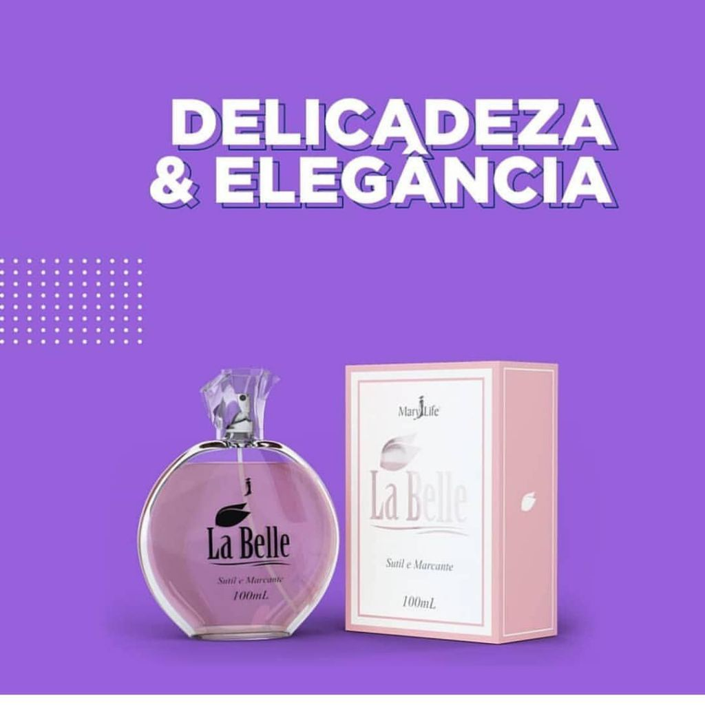 Perfume La Belle Mary Life 100mL Colônia Marcante Feminino Perfum Notas Florais Longa Duração