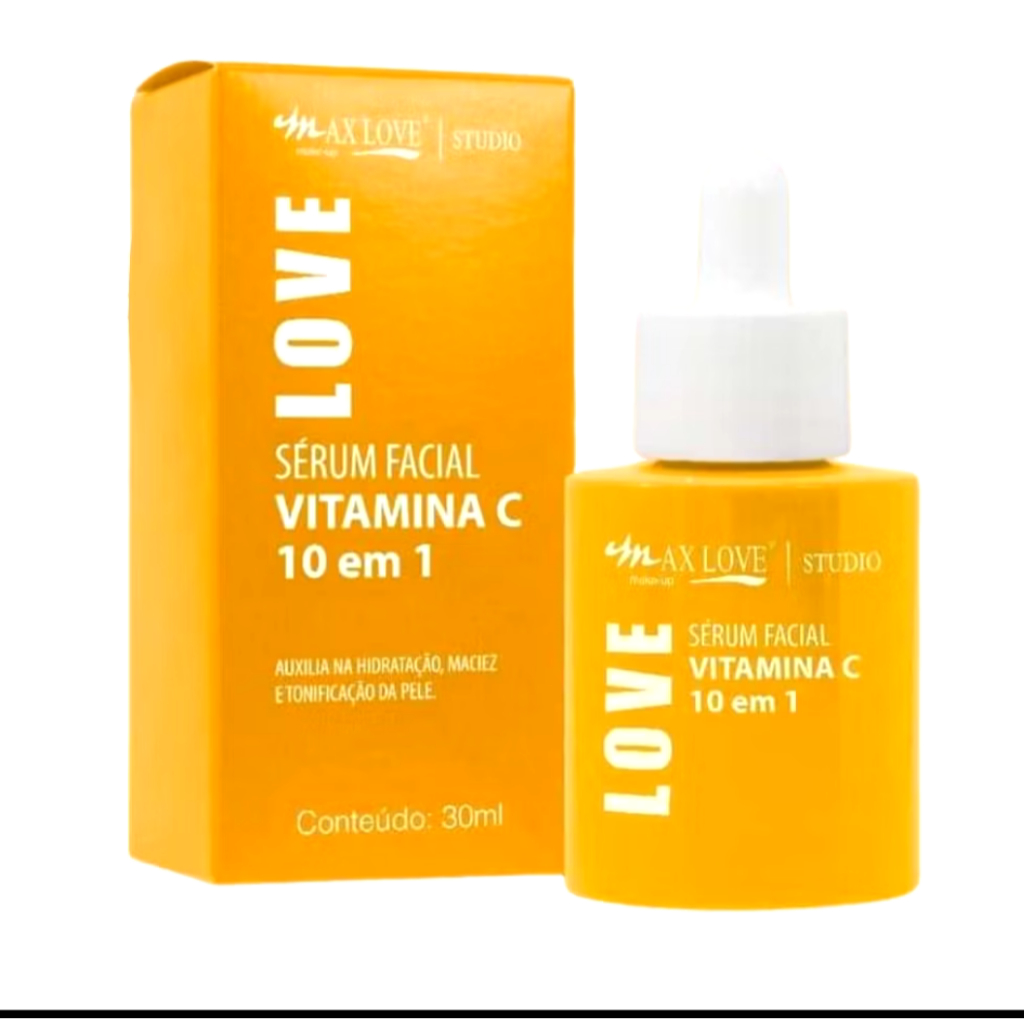 Sérum Facial Vitamina C 10 em 1 da Max Love