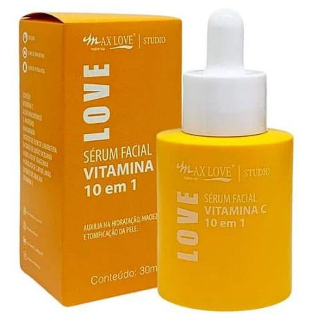 Sérum Facial Vitamina C 10 em 1 da Max Love