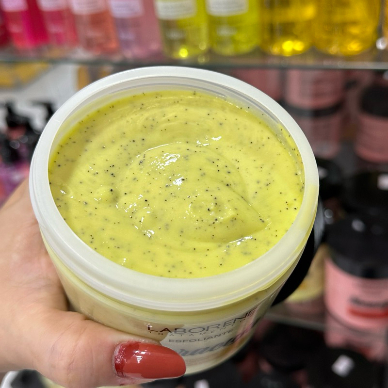 Esfoliante Corpo e Rosto Skincare Laborene 500g Auxilia no Clareamento de Áreas Escuras