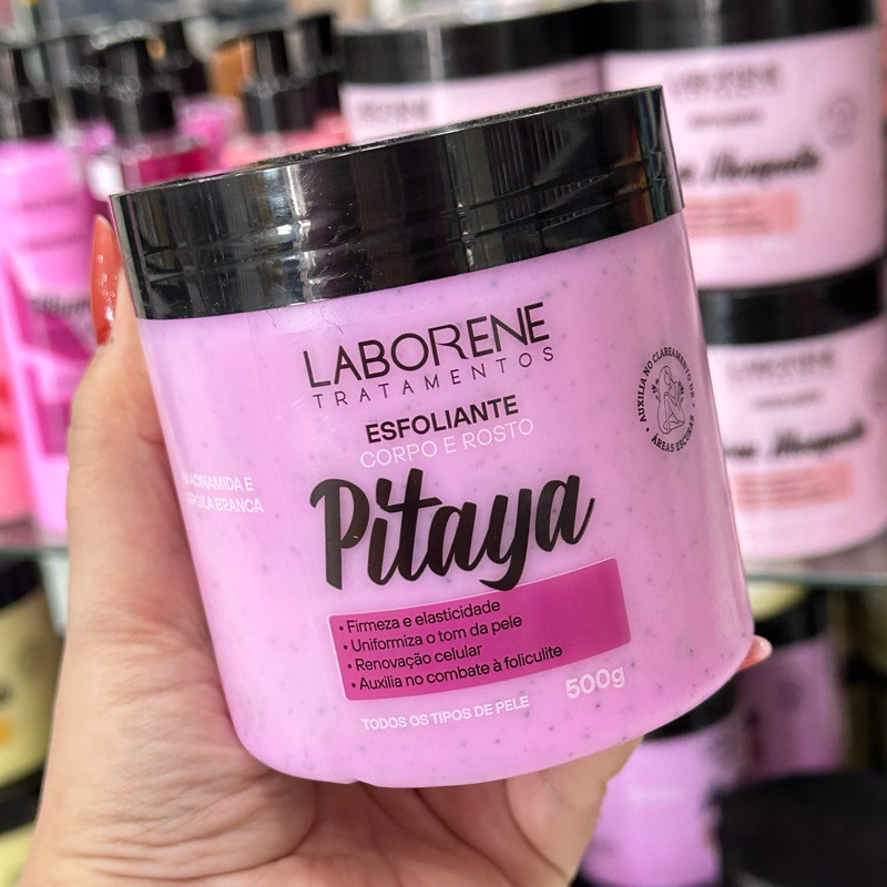 Esfoliante Corpo e Rosto Skincare Laborene 500g Auxilia no Clareamento de Áreas Escuras