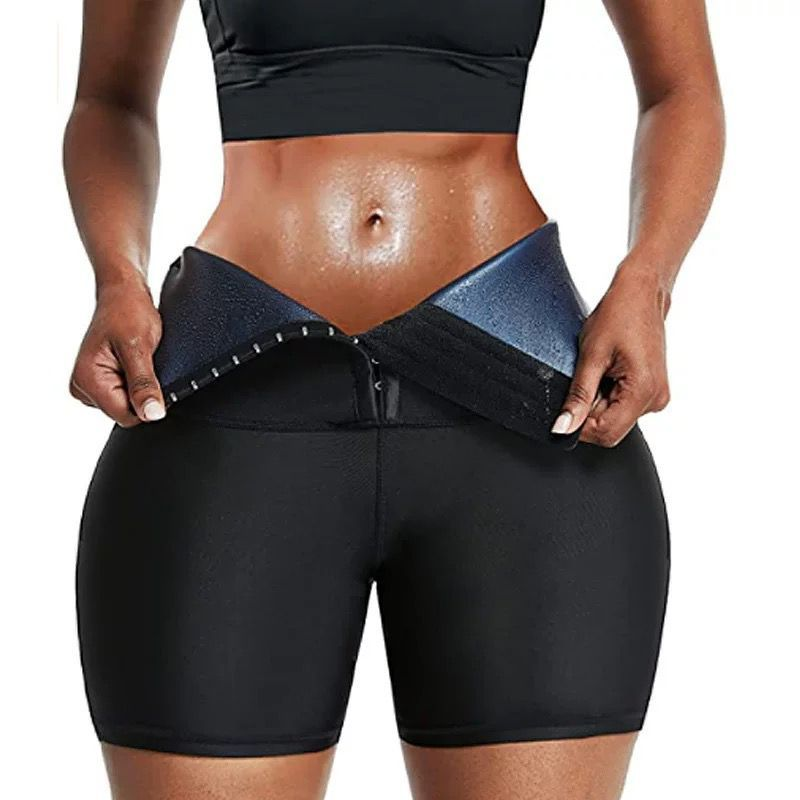 Bermuda Efeito Sauna Short Queima Goedura Modelador De Cintura Afina Barriga