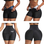 Bermuda Efeito Sauna Short Queima Goedura Modelador De Cintura Afina Barriga