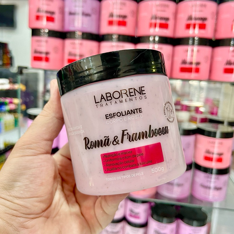 Esfoliante Corporal e Facial Laborene – Clareia, Hidrata e Perfuma a Pele