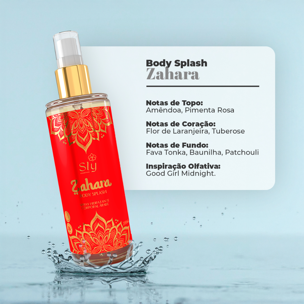 Body Splash Desodorante Colônia Feminino 200ml – Frescor, Elegância e Sofisticação