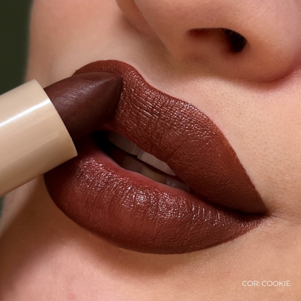 Batom Bala Bastão Dia a Dia Mahav – Cremoso e Cintilante