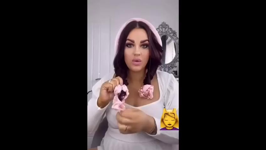 Modelador de Cachos sem Calor | Heatless Curl em Cetim + 2 Xuxinhas