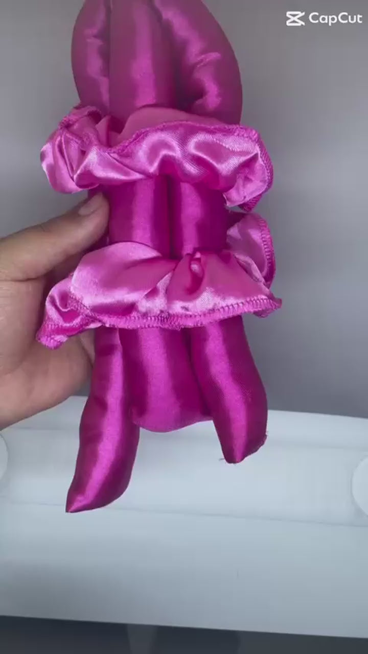 Modelador de Cachos sem Calor | Heatless Curl em Cetim + 2 Xuxinhas