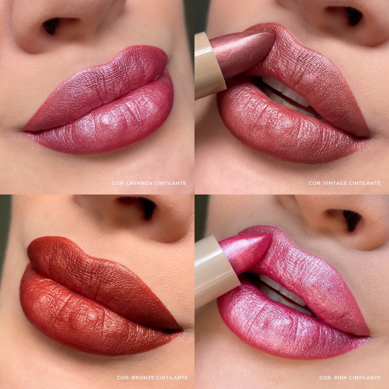 Batom Bala Bastão Cintilante Dia a Dia Shine Mahav BCD-MV