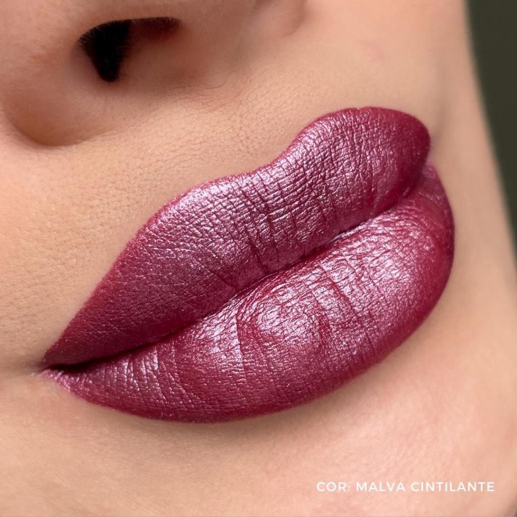 Batom Bala Bastão Dia a Dia Mahav – Cremoso e Cintilante