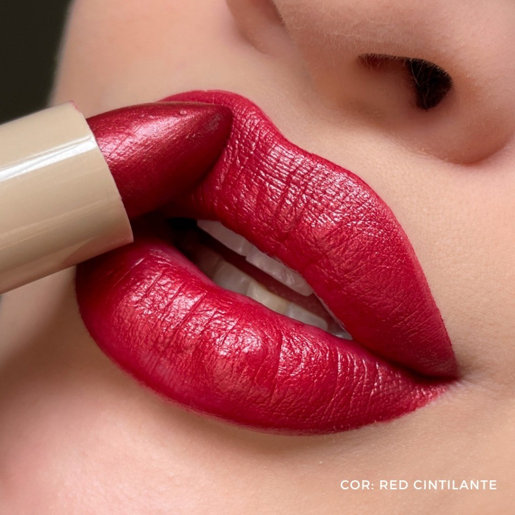 Batom Bala Bastão Dia a Dia Mahav – Cremoso e Cintilante