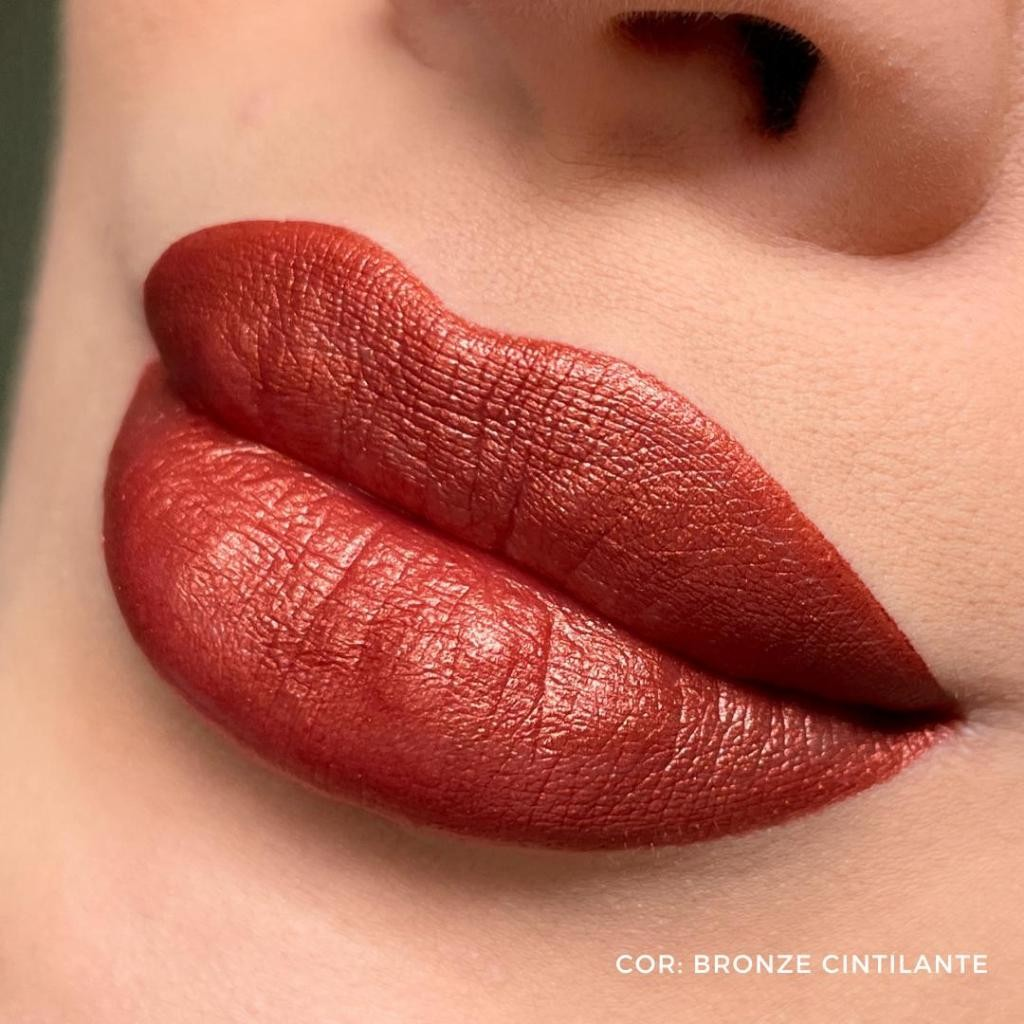 Batom Bala Bastão Dia a Dia Mahav – Cremoso e Cintilante