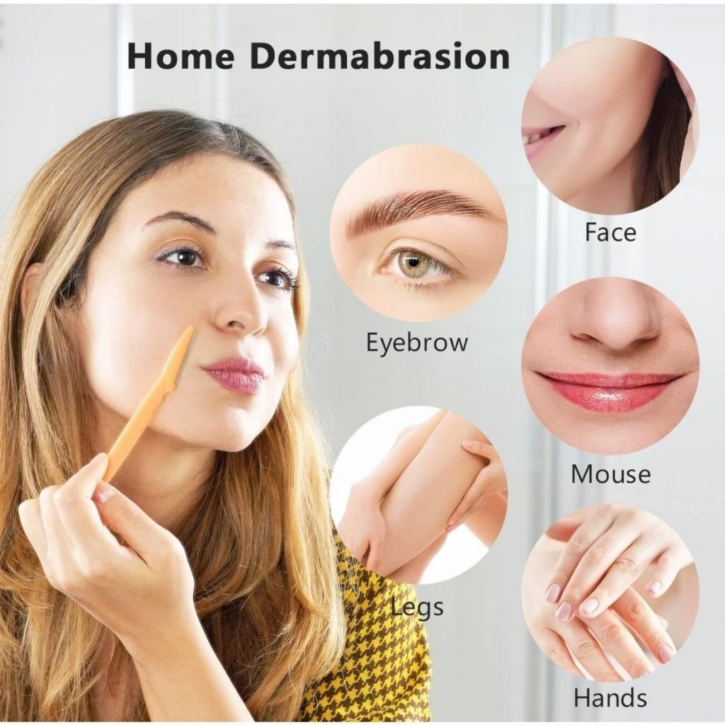 Kit 6 Lâmina Sobrancelha e Rosto Navalha Depilação Promoção