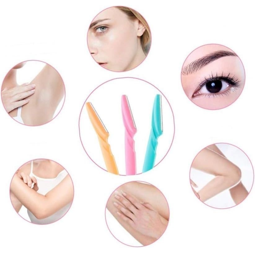 Kit 6 Lâmina Sobrancelha e Rosto Navalha Depilação Promoção